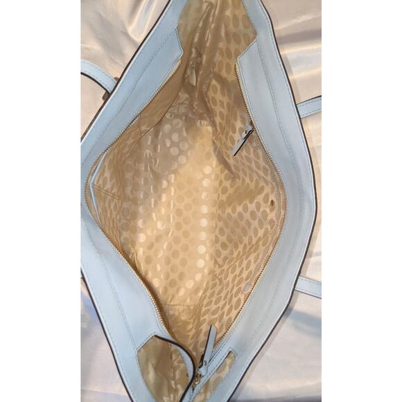 Kate Spade Cedar Street Harmony Tote Saffiano Leather Shoulder Bag Lt Blue EUC - Picture 8 of 12